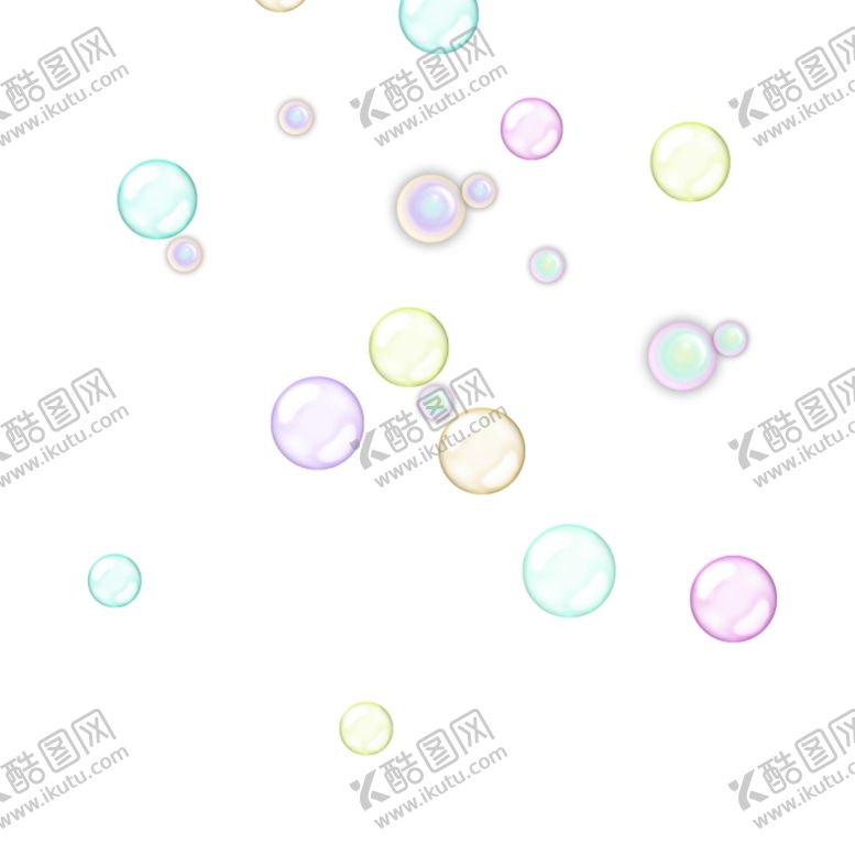 编号：48336510270420173941【酷图网】源文件下载-七彩泡泡