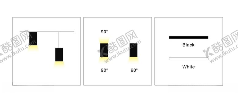 编号：93795905080207524305【酷图网】源文件下载-吊线灯灯光示意图01