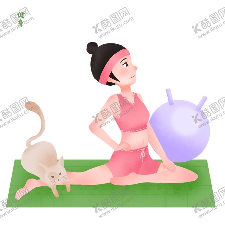 编号：64759209241930315995【酷图网】源文件下载-猫和女孩