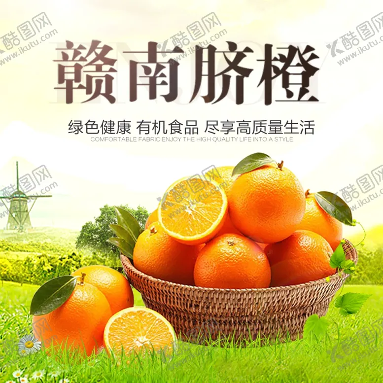 编号：83732612060337133282【酷图网】源文件下载-赣南脐橙海报