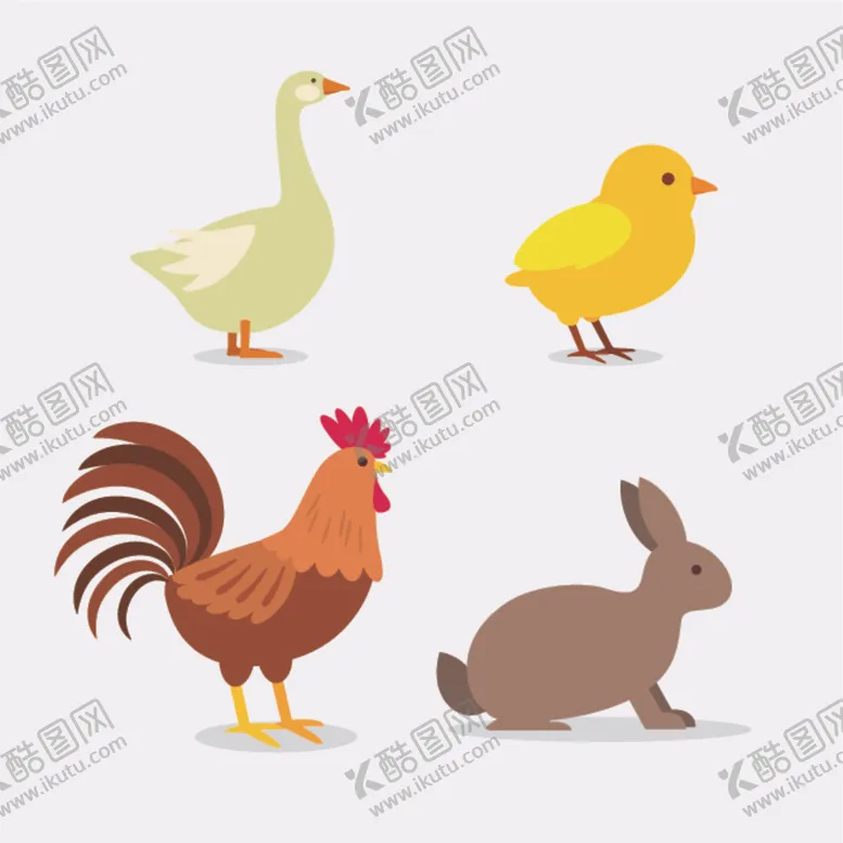 编号：19079404280107239971【酷图网】源文件下载-鸡卡通鸡鸡肉鸡蛋手绘鸡