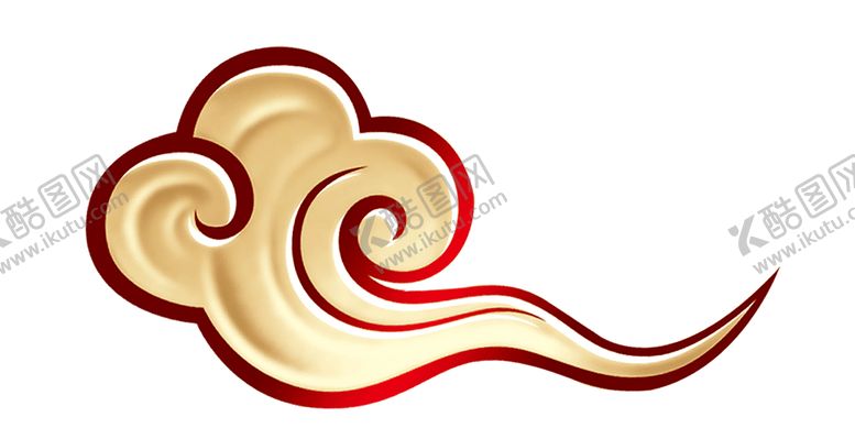 编号：94533509252038456347【酷图网】源文件下载-国潮祥云设计图片