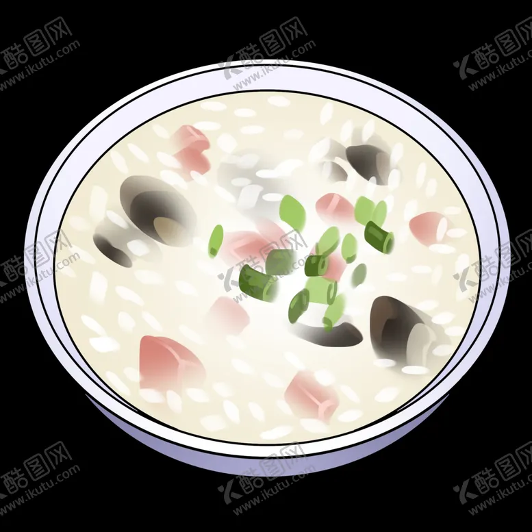 编号：49432310171046062430【酷图网】源文件下载-皮蛋瘦肉粥矢量
