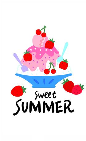 创意夏天海报
