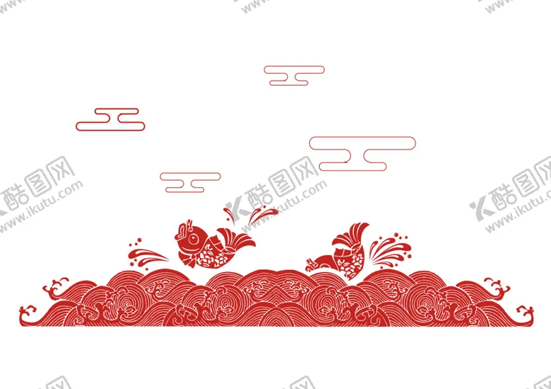 编号：63247407012100015374【酷图网】源文件下载-祥云云朵国风背景海报素材