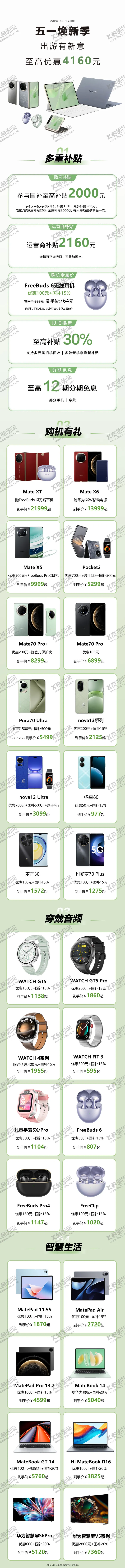 编号：47765905030739372975【酷图网】源文件下载-五一踏青数码大促详情页