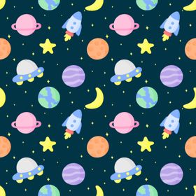 动植物无缝花纹