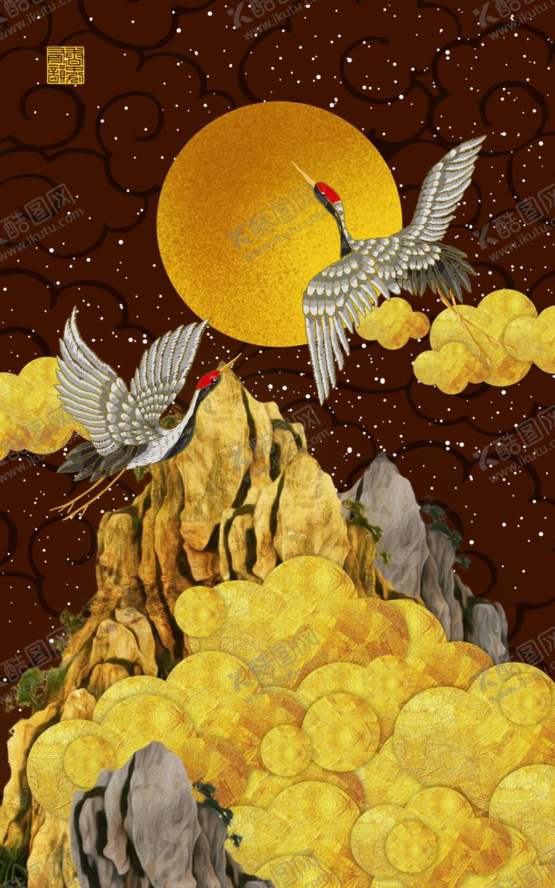 编号：43972209131353351519【酷图网】源文件下载-玄关晶瓷画