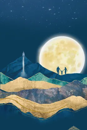 鎏金线条背景
