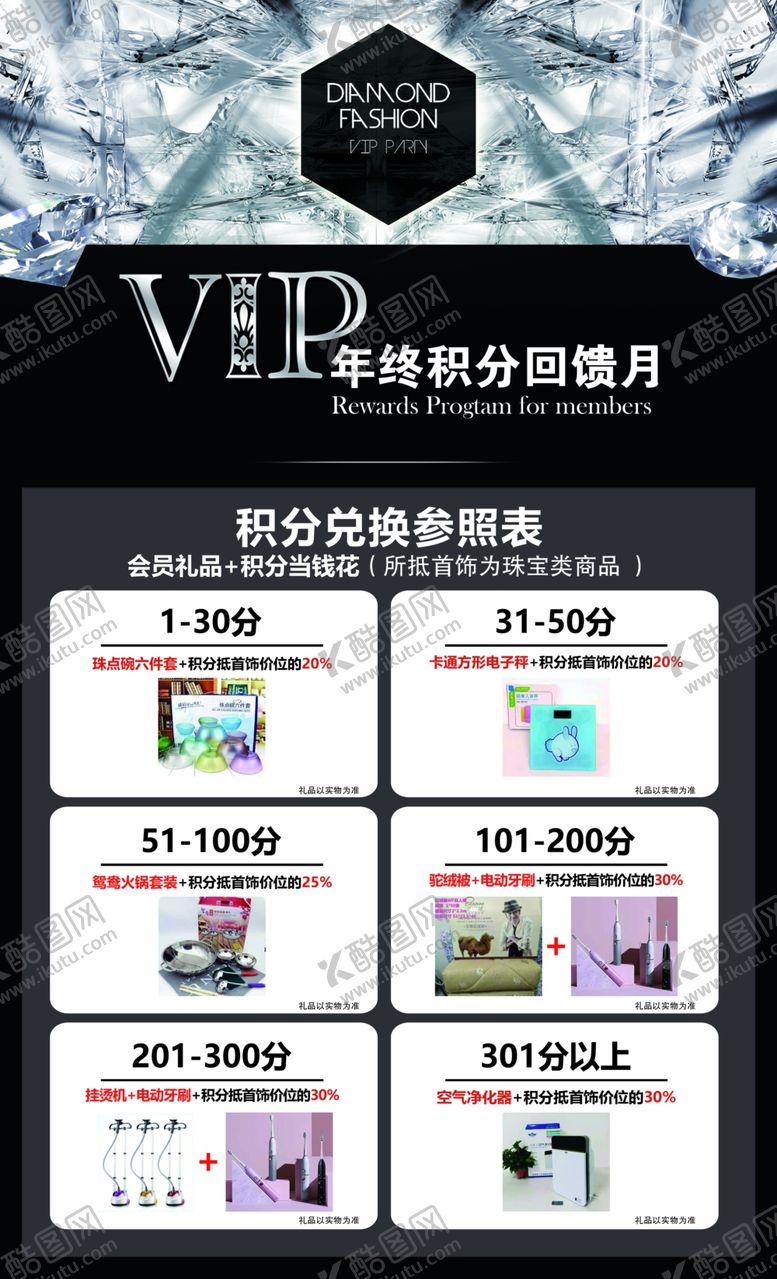 编号：59651105111106013022【酷图网】源文件下载-VIP年终积分回馈月