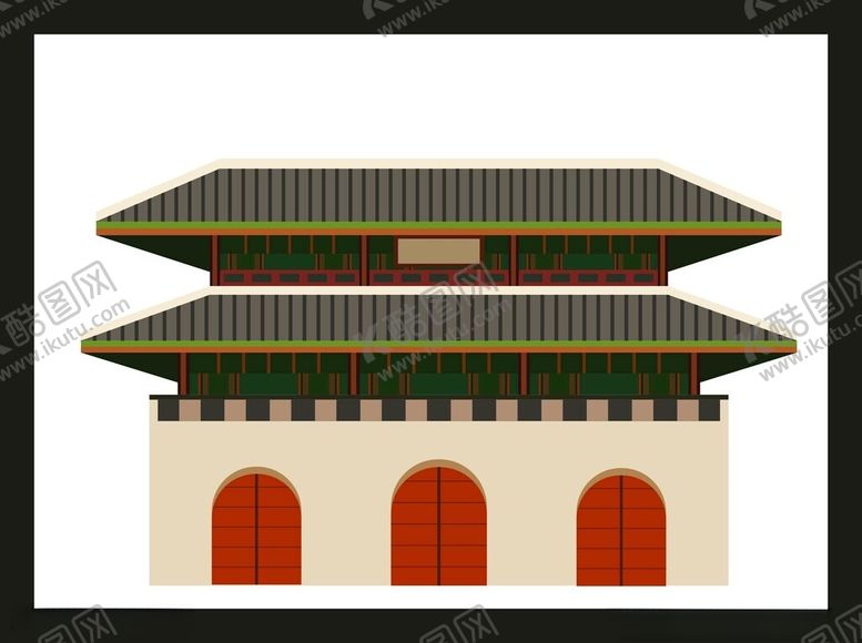 编号：98607001170729309752【酷图网】源文件下载-手绘古典建筑