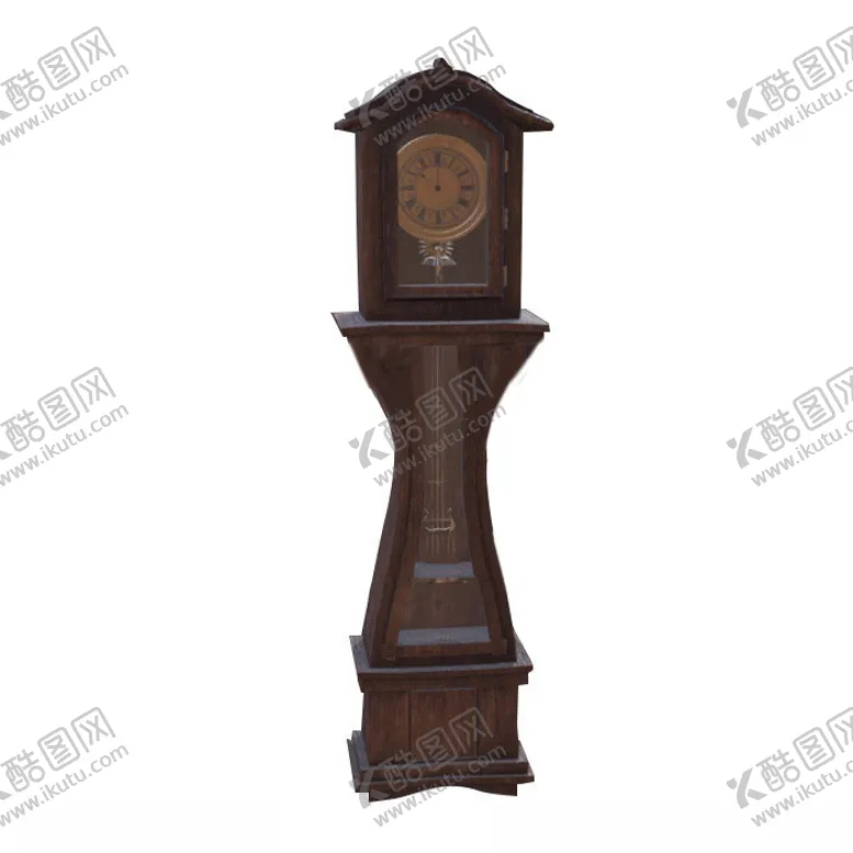 编号：22858302162135141389【酷图网】源文件下载-C4D模型钟