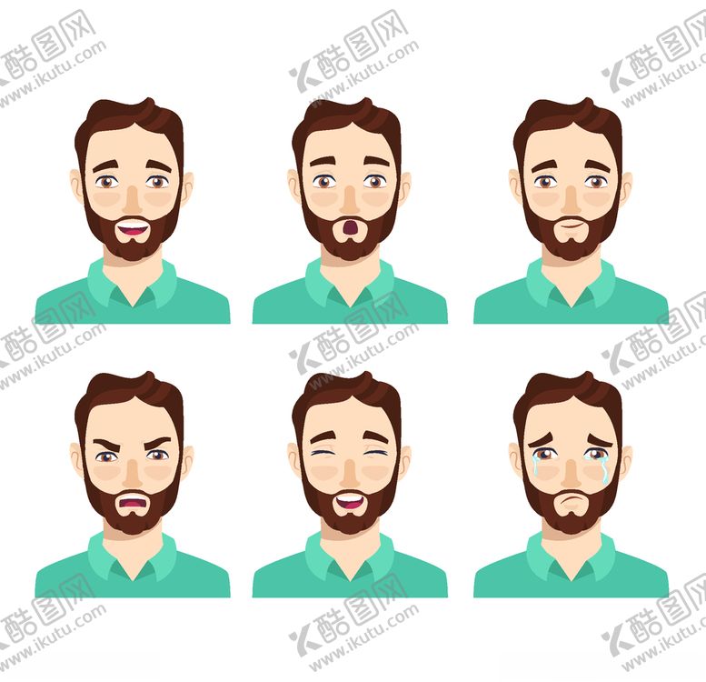 编号：87569907051642264793【酷图网】源文件下载-不同表情