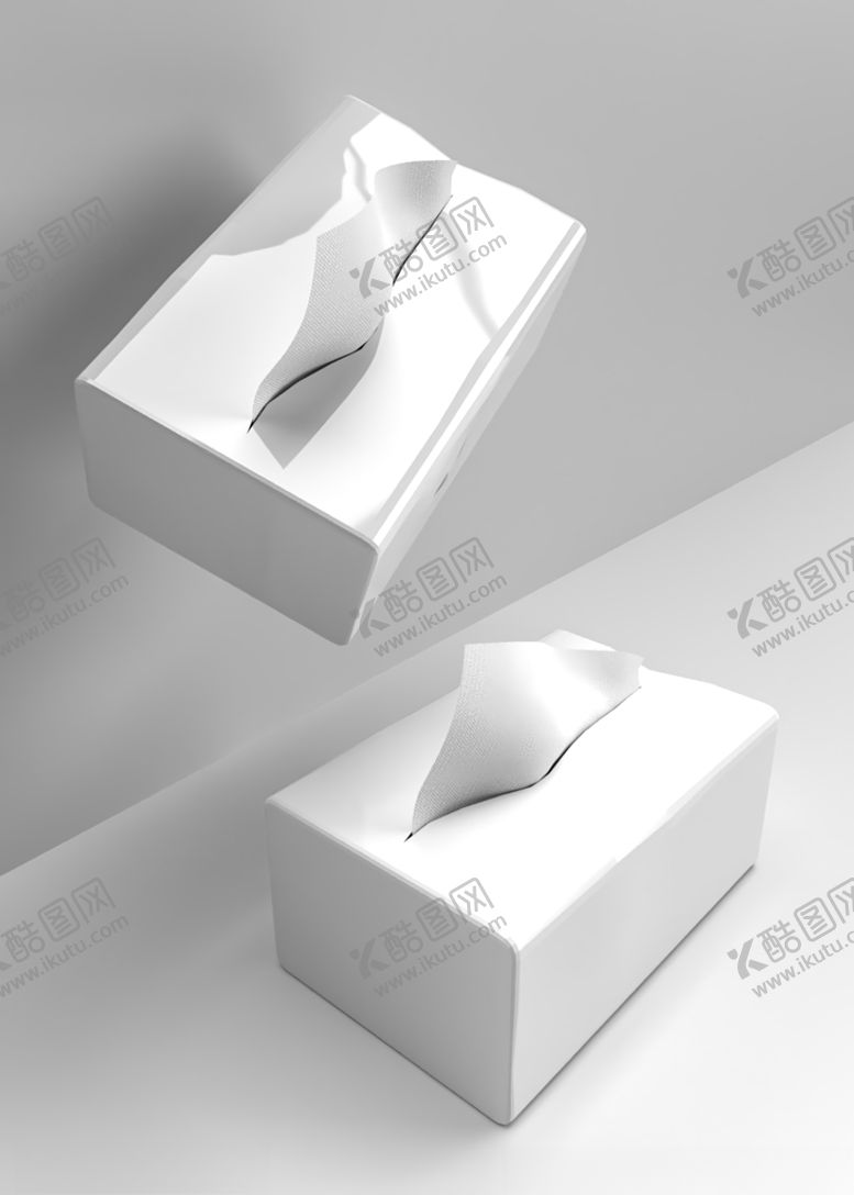 编号：63780610041658155039【酷图网】源文件下载-抽纸盒样机