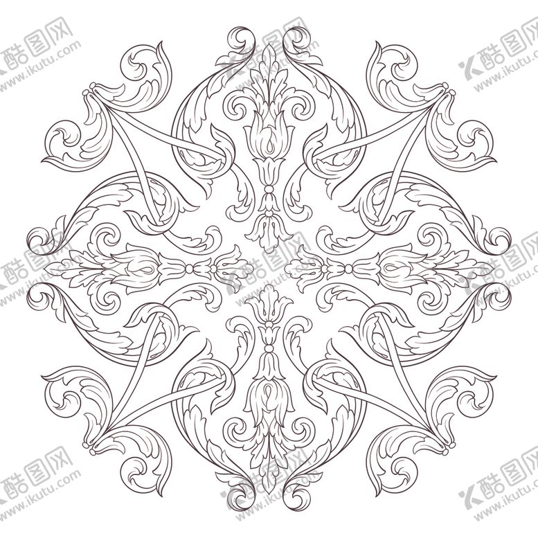 编号：62084910310142461817【酷图网】源文件下载-欧式花纹