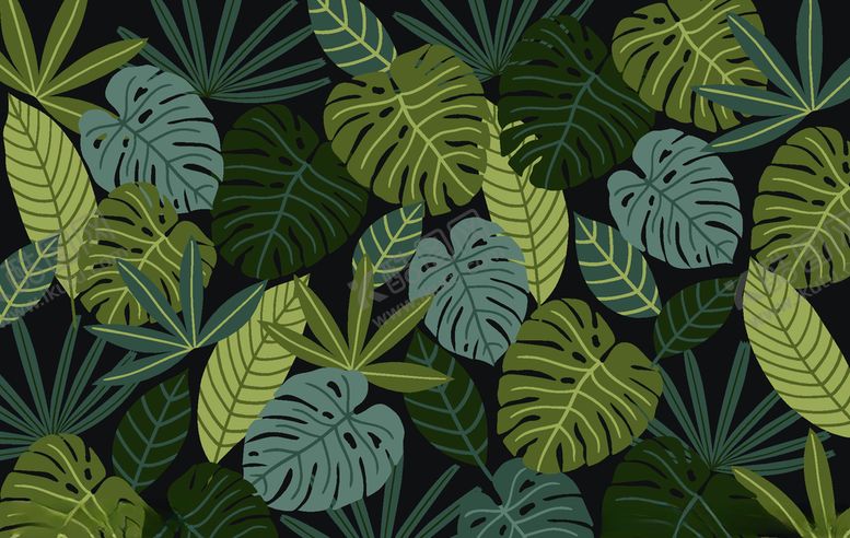 编号：81394910300148214776【酷图网】源文件下载-叶子背景