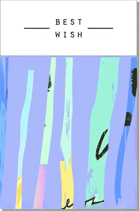 清新插画色块抽象几何纹理现代客厅