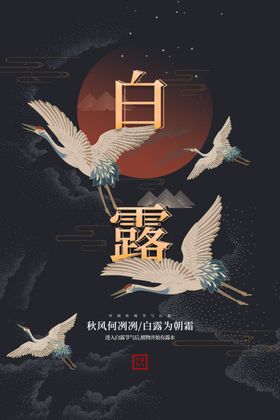 白鹭背景海报模板