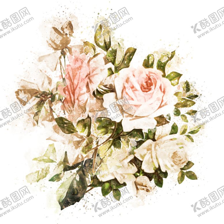 编号：74890105181406533865【酷图网】源文件下载-手绘花卉