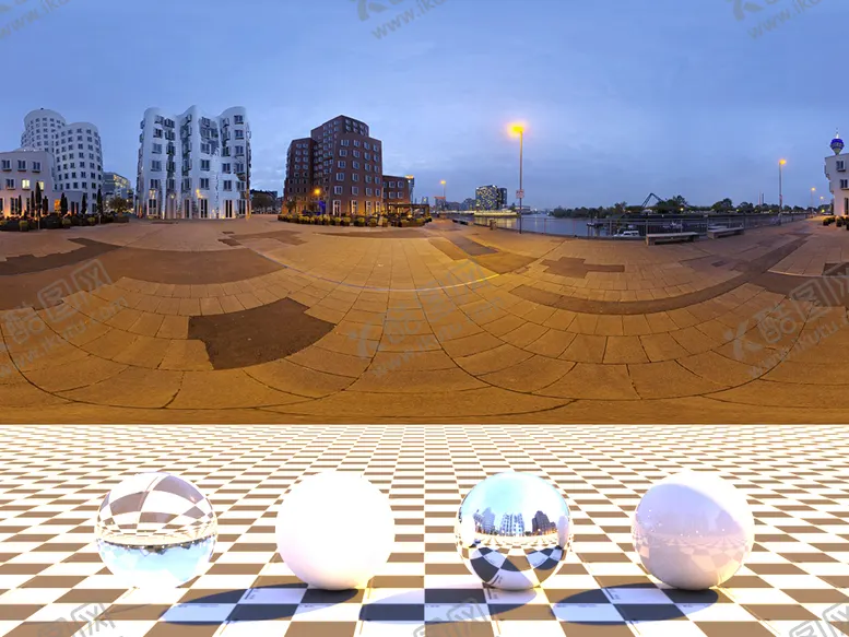 编号：55790001251025107146【酷图网】源文件下载-C4D城市街道贴图HDR贴图