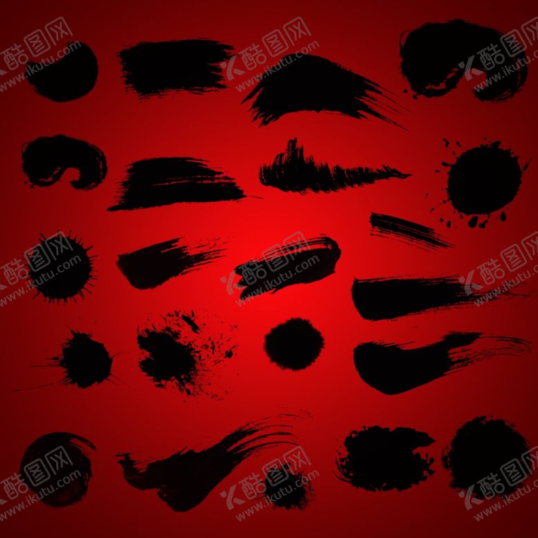 编号：37632710180904369494【酷图网】源文件下载-水墨笔触