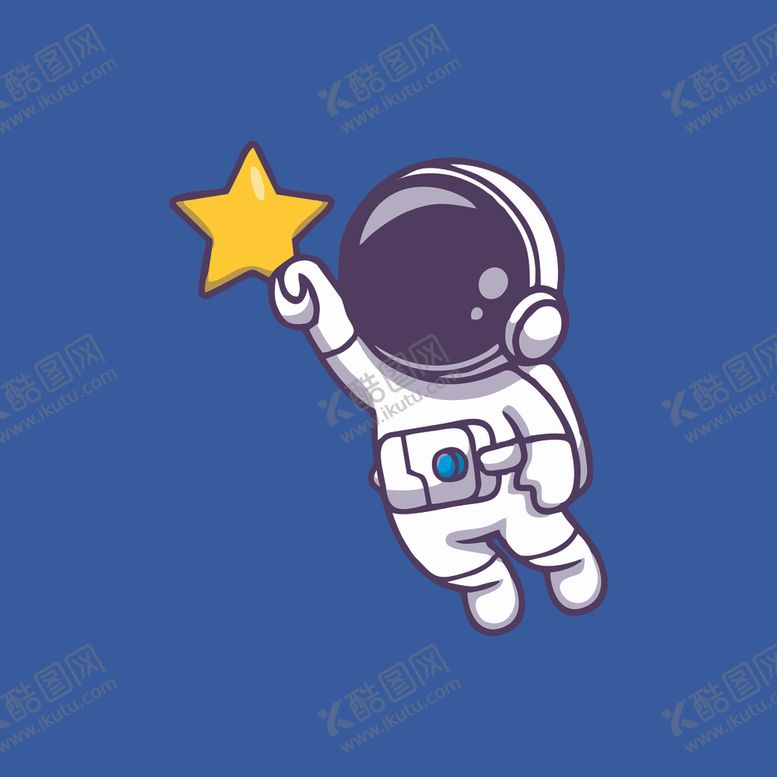 编号：68087602090849239776【酷图网】源文件下载-宇航员矢量卡通儿童插画图片