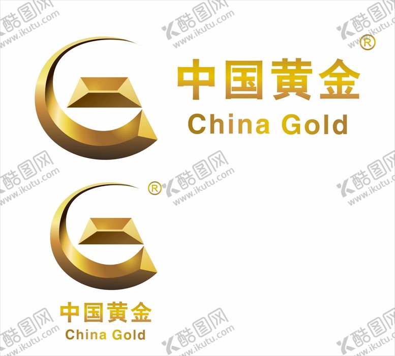 中国黄金logo标志珠宝LOGO