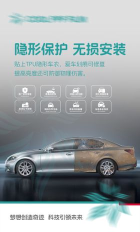 隐形车衣海报