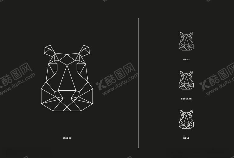 编号：16491409201843094183【酷图网】源文件下载-动物线性设计
