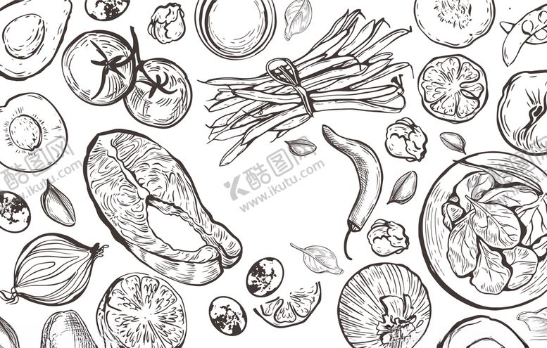 编号：42526809280537018445【酷图网】源文件下载-蔬菜水果