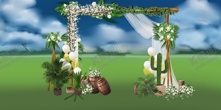 编号：17074811011853073313【酷图网】源文件下载-森系高端几何婚礼