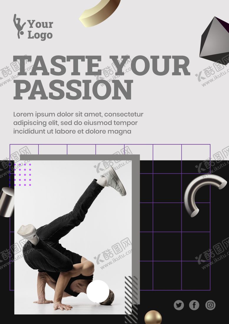 编号：31609309180225083519【酷图网】源文件下载-舞蹈海报