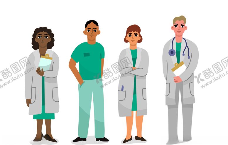 编号：48506110052359044889【酷图网】源文件下载-矢量卡通科学实验人物