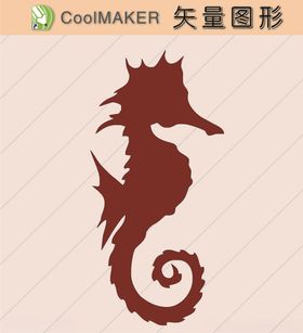 动物剪纸简洁手绘手绘画