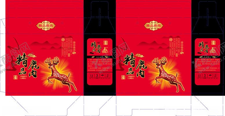编号：22131204051021355601【酷图网】源文件下载-精品鹿肉礼盒