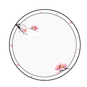 港式复古边框古典花纹