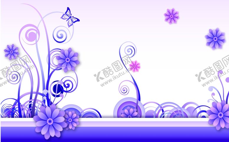 编号：43358205071454124709【酷图网】源文件下载-紫色纹理雪花壁画墙纸背景墙