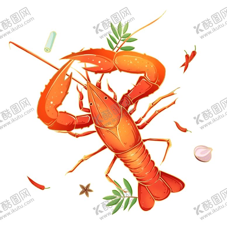 编号：98793802110650582980【酷图网】源文件下载-小龙虾素材
