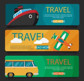 旅行度假banner