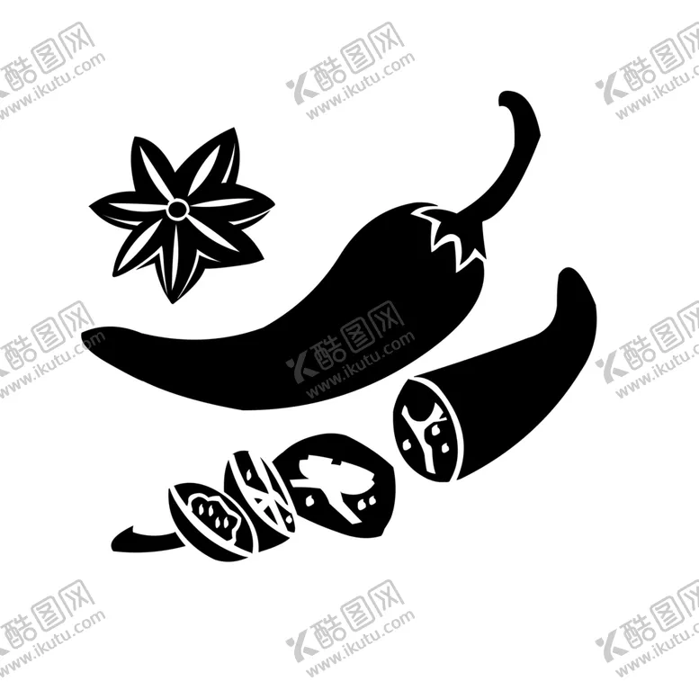 编号：98267212130725348053【酷图网】源文件下载-辣椒食材