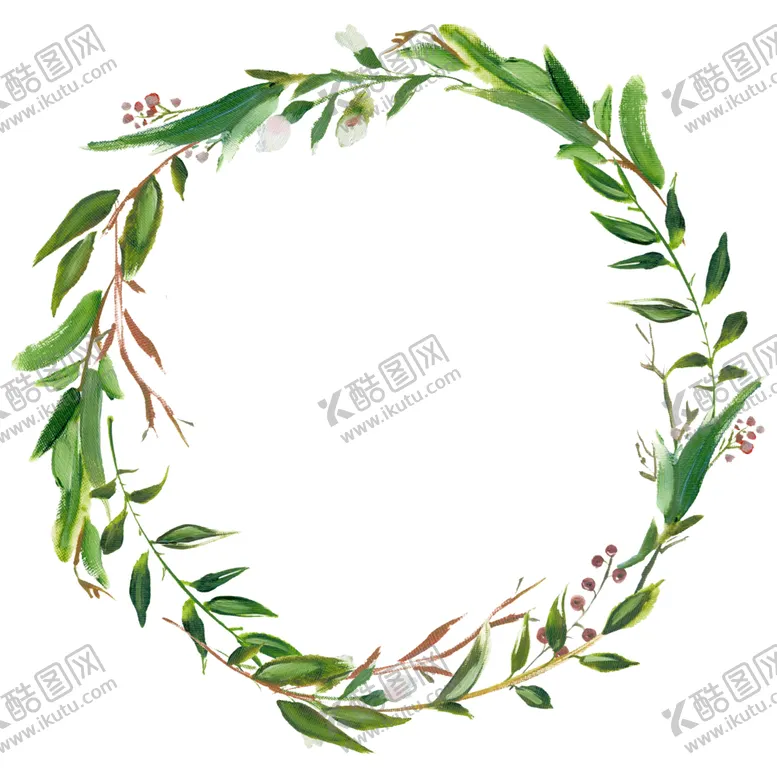 编号：80822402111704173902【酷图网】源文件下载-花环 