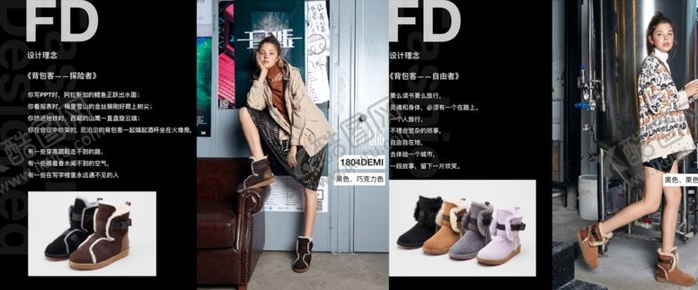 编号：80514710290555135918【酷图网】源文件下载-UGG鞋子海报