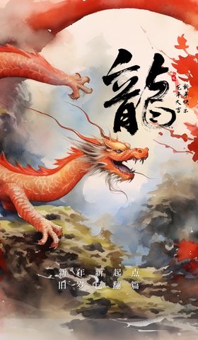 龙年大吉包装图片元旦