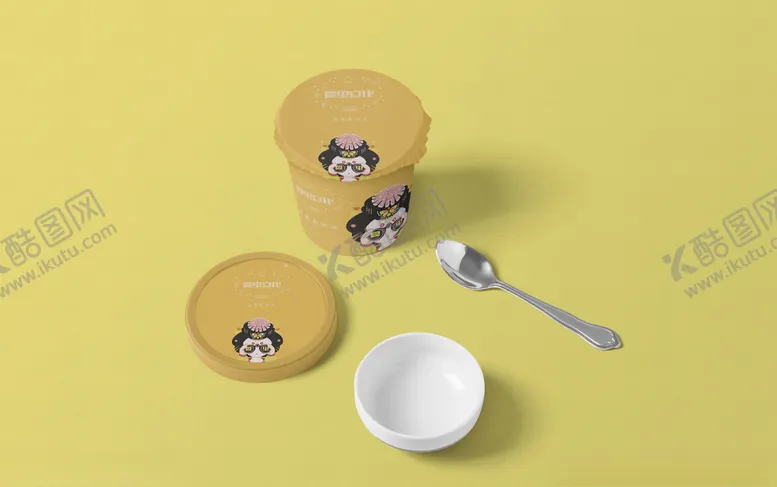 编号：71791309261056194409【酷图网】源文件下载-酸奶盒样机