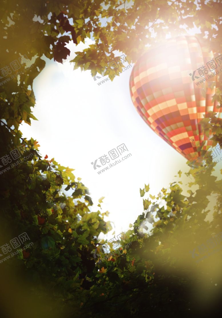 编号：52954509271507244727【酷图网】源文件下载-园林天空热气球