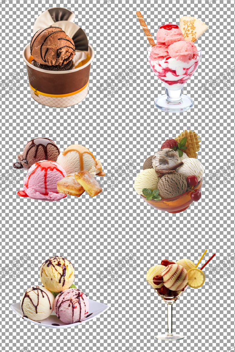 编号：93853409200321569562【酷图网】源文件下载-七色冰淇淋球