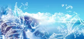 水花素材