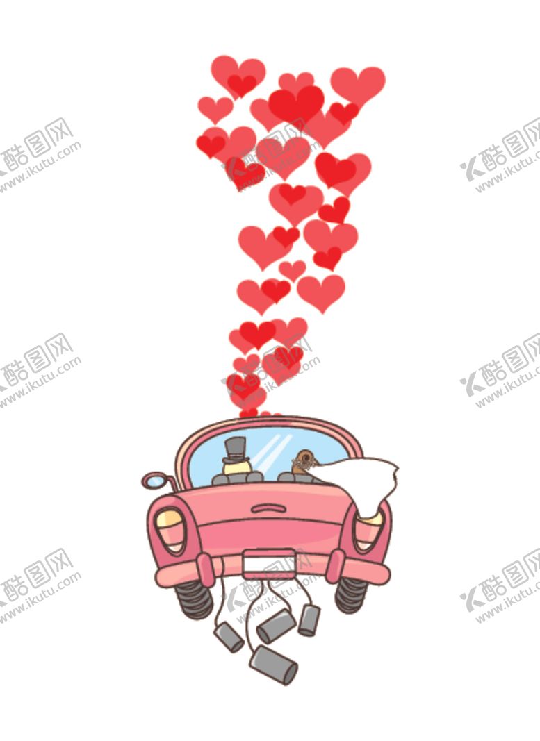 编号：29197910011334495296【酷图网】源文件下载-情侣卡通小人心形设计背景爱心