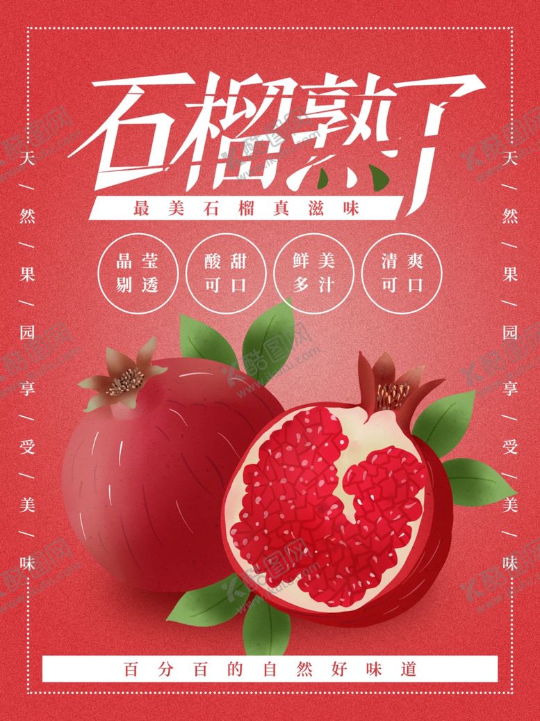 编号：21018510020840128607【酷图网】源文件下载-石榴
