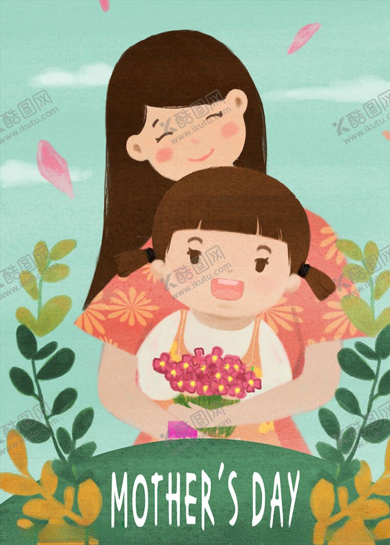 编号：52604309301734149786【酷图网】源文件下载-母亲节插画